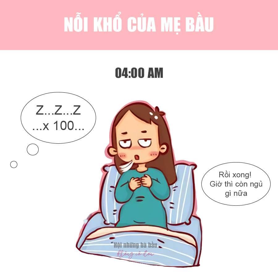 Ngày nào cũng, thế là thức trắng 1 đêm dài các mẹ ơi 😓😓😓