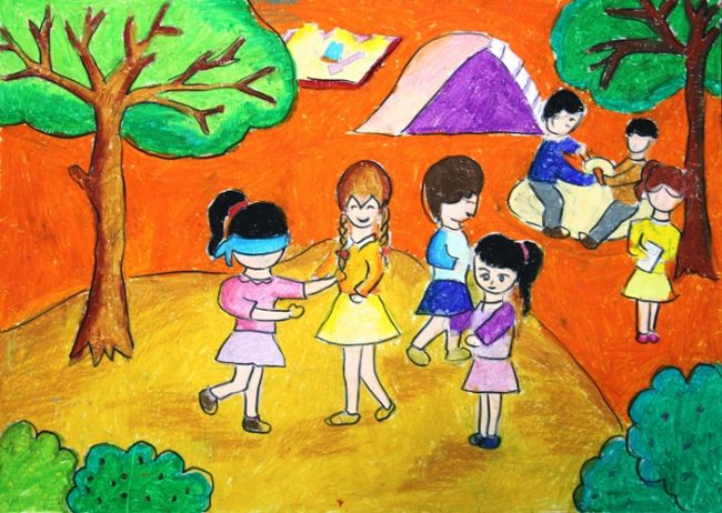 Vẽ Tranh Mùa Hè Sôi Động | Hoạt Động Thai Giáo | Mamibabi | Thai Giáo -  Giáo Dục Sớm - Ăn Dặm