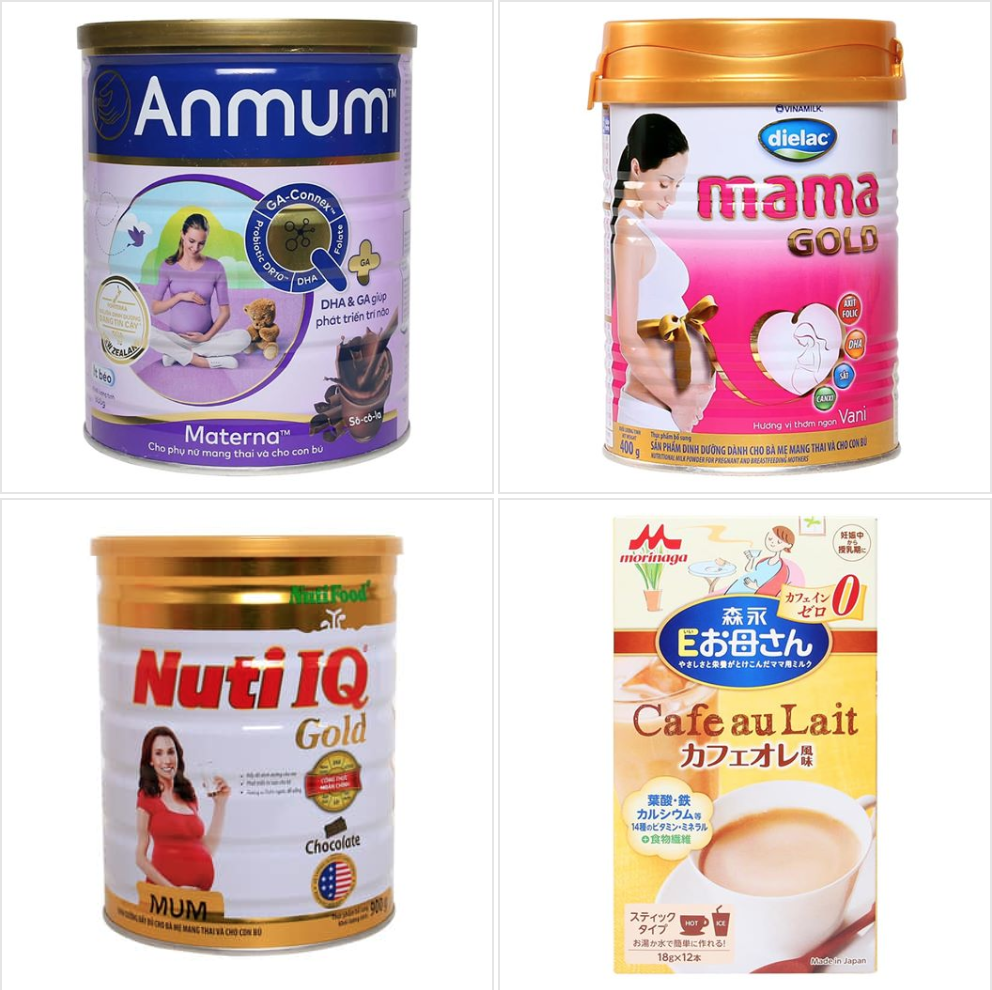 Review sữa bầu & mẹ cho con bú
***
Ngày còn độc thân, đi hóng chuyện, thấy đa phần người ta cũng nói sữa bầu khó uống vì béo và dễ ngán. Đến lúc bầu bí và hiện giờ cho baby bú đến gần 11 tháng rồi, mình lượm được kha khá tip hay về chọn loại sữa và hương vị. Cơ mà... làm gì thì làm. Mẹ nào cũng nên uống sữa; đặc biệt là sữa bầu (cũng chính là sữa dành giai đoạn cho con bú). Qua chút ít tìm hiểu có thể khẳng định: 
🍀 Sữa tươi tốt một phần thì sữa bầu tốt nhiều phần! Và nhất thiết dành riêng cho các mẹ. Hai lý do chính cần uống sữa trong giai đoạn này: 
1. Ăn bao nhiêu cũng hấp thu không trọn vẹn bằng uống. 
2. Liều lượng dinh dưỡng của sữa, nhất là sữa bầu được đong đếm chuẩn phù hợp dành riêng đối tượng mẹ bầu và em bé. 
3. Đàng nào cơ thể giai đoạn này cũng cần nước; lúc bầu hay lúc cho con bú cũng cần nạp một ngày ít nhất 2-3 lít. Thay đoạn nước bằng vài ly sữa bầu xem như đổi vị. 
Thế suy ra: Uống nước có vị; khoẻ mẹ-tốt con!
Uống sao cho hợp lý? 
Tiêu chí của riêng mẹ mèo là uống trước khi cho con bú trong khoảng 1 tiếng (vừa là hình thức bổ sung nước tiếp thêm nguồn sữa căng, vừa cho thêm chút nào dinh dưỡng vào sữa thì càng tốt; mà uống xong cơ thể cũng bớt uể oải, mệt mỏi). Còn lúc bầu thì uống theo định lượng hướng dẫn là được. 
Uống sao cho được lâu dài? 
Cách duy nhất là chọn vị bạn thích và thi thoảng đổi vị. 
Liên quan cách này, mềnh review 1 số nhãn hàng thông thường đã sử dụng: 
1️⃣ Anmum
Giá: Dòng sữa này thì đắt (Là đắt so với các sữa bầu thông thường khác).
Vị socola. Không quá ngọt ngậy. Dễ uống. Nhưng độ hoà tan của sữa cảm giác không dễ tan như các sữa bầu khác. Mình phải thường pha nước ấm.
2️⃣ Dialac MaMa Gold
Giá: Trung bình vì hàng VN (Vinamilk)
Vị: Vani. Mùi sữa bột, ngọt ngấy. Lâu lâu đổi vị uống vài hôm thì được. Nên mua lon nhỏ uống. Chứ uống thường xuyên hoặc mua luon lon to thì hoa mắt luôn. Mình là dân nghiền sữa mà uống mãi mới thấy hết được hộp to
(Gần đây thấy nhãn hàng có thêm vị cam. Mềnh chưa thử nên k dám so sánh. Để dành sau này thử) 
3️⃣ Nuti IQ Gold Mum
Giá: Một lần tình cờ đi mua AnMum, được một cô bán hàng (cũng là mẹ trẻ) tư vấn thế này: So cùng lượng sữa thì lương dinh dưỡng trong Nuti cũng ngang bằng lượng dinh dưỡng trong Anmum hay các sp cao cấp khác. Quan trọng là giá Nuti chi suýt soát 1/2 giá Anmum
Vị: Socola ; Vani
Hiện mình chuộng loại socola vì dễ uống, giá đúng rẻ, và dinh dưỡng thì... mình cảm-giác-yên-tâm khi thấy bé bú vẫn tăng cân đều đặn 😄
4️⃣ Morinaga
Giá: Có thể xếp vào hàng sữa giá cao. Tiện lợi ở chỗ: Sữa phân theo thanh (dạng thanh đường bọc trong gói giấy), uống đâu xé đó. Và quan trọng là nhiều vị. Mình có thử vị trà xanh và vị cafe sữa xem như một cách đổi vị để tạo cảm hứng uống sữa bầu. Vị trà xanh không ấn tượng lắm. Nhưng vị cafe thì ... giống hương cafe 100% (đến mức khi pha xong ai cũng la mình sao uống cf sớm - lúc Mới sinh 1 tháng). 
*** 
Còn nhiều nhãn hàng sữa trên thị trường lắm. Nhưng mình chỉ dừng lại test 4 mẫu hàng đặc trưng về giá , tiện mua khắp các cửa hàng-siêu thị-đại lý và có nhiều vị khác nhau để tiện đổi. 
Hồi đẻ xong 1 tháng, mình có uống theo kiểu này: Sáng làm 1 gói sữa bầu morinaga cf (hoặc trà xanh), loanh quanh 1 lát uống thêm 1 ly sưa đậu nành - chiều: 1 ly sữa bầu vị va ni - Tối (sau 22h- đoạn trước lúc bé bú khuya): 1 ly sưa bầu vị socola. Chung qui thì không ai bắt phải uống liền tù tì 1 vị sữa, 1 loại sữa nên đổi vị để có cảm hứng lâu dài là đương nhiên.
Thế. 
Giờ đã hơn 11 tháng.
Bé vẫn cơ bản bú sữa mẹ. 
Và mình vẫn cơ bản uống sữa bầu! 😄