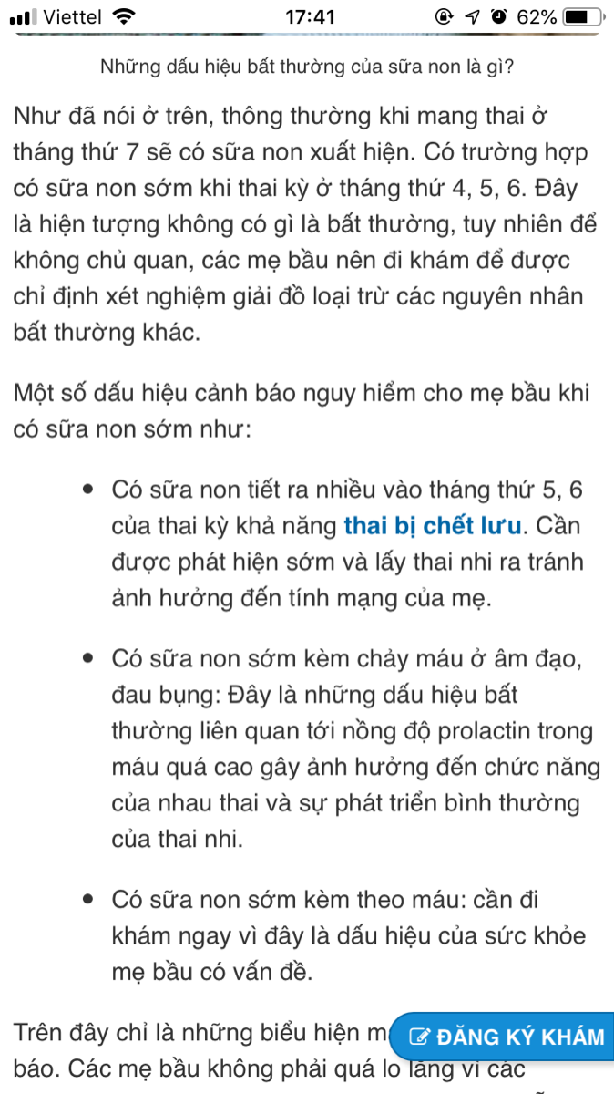Các mẹ ơi! E 22w nhưng có sữa non r. Hqa e vệ sinh đầu ti có lớp trắng trắng ở các nếp nhăn e cậy ra , e thấy có tiết sữa .. e tìm hiểu trên mạng đọc mà thấy lo lắng qá! ( bào này e đọc ở viện Vinmec nhé)