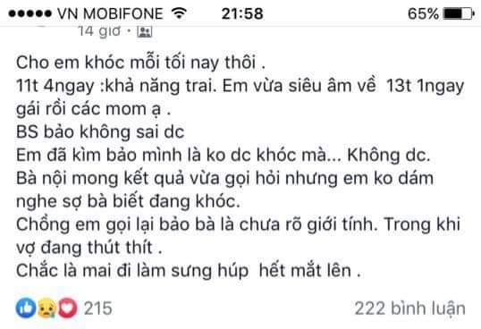khổ thân...
có những em bé chưa sinh ra đã biết đến thiệt thòi :(

dạo này mình dễ xúc động, nhưng ko kiểu mít ướt như trước mà theo kiểu muốn tung chưởng cắn cấu đập đạp luôn í, đọc mấy thứ thế này mà vừa thương vừa giận!!!