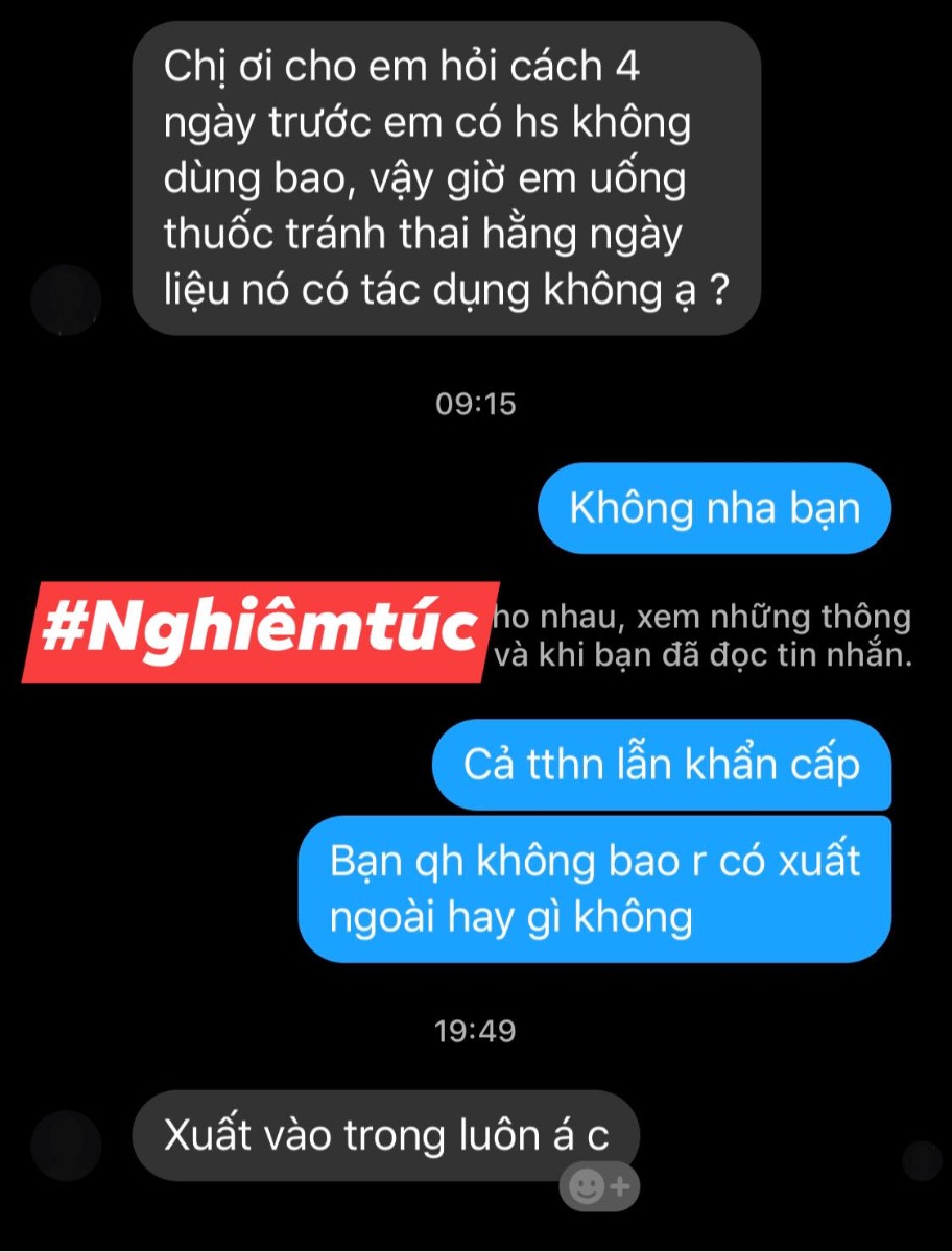 Các bạn ơi, thật sự tụi mình khuyên rất nhiều lần rằng HÃY TRANG BỊ THẬT KĨ KIẾN THỨC cho bản thân trước khi muốn làm chuyện người lớn. Cái gì các bạn cũng không sợ, cũng làm cho thả ga r cuối cùng sợ nhất cũng chỉ chỉ SỢ MANG BẦU. Trong khi kiến thức trang bị lại không có để bảo vệ bản thân.
*Bài viết mang tính cảnh báo răng đe nên các bạn có chỉ trích cũng nên văn minh và hạn chế từ thô nha.